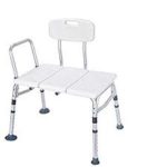 Accessible bath chair with bench
